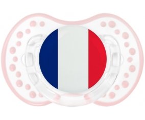 Drapeau île de la Réunion Sucette LOVI Dynamic Retro-blanc-rose-tendre classique