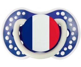 Drapeau île de la Réunion Sucette LOVI Dynamic Bleu-marine phosphorescente