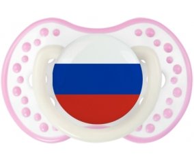 Drapeau Russie Sucete LOVI Dynamic Blanc-rose phosphorescente