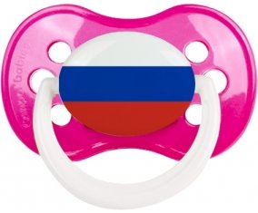 Drapeau Russie Sucete Anatomique Rose foncé classique