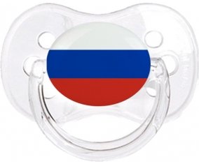 Drapeau Russie Sucete Cerise Transparent classique