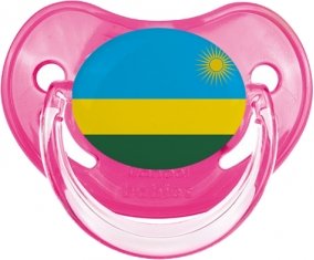 Drapeau Rwanda Sucete Physiologique Rose classique