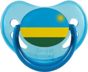 Drapeau Rwanda Sucete Physiologique Bleue phosphorescente