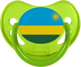 Drapeau Rwanda Sucete Physiologique Vert phosphorescente