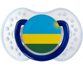 Drapeau Rwanda Tétine LOVI Dynamic Marine-blanc-bleu classique