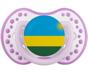 Drapeau Rwanda Tétine LOVI Dynamic Blanc-mauve classique