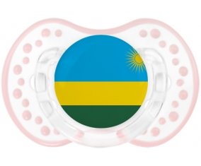 Drapeau Rwanda Tétine LOVI Dynamic Retro-blanc-rose-tendre classique