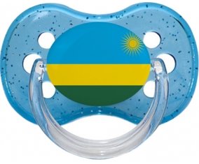 Drapeau Rwanda : Sucette Cerise personnalisée
