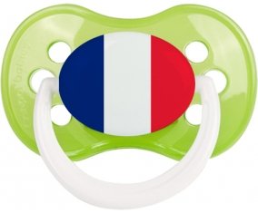 Drapeau Saint Barthlemy Tétine Anatomique Vert classique
