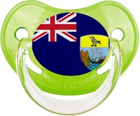 Drapeau Sainte-Hélène Sucette Physiologique Vert classique