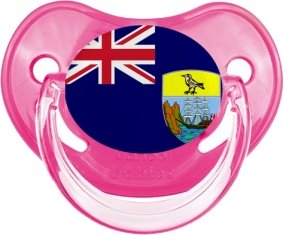 Drapeau Sainte-Hélène Sucette Physiologique Rose classique