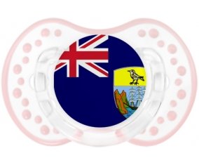 Drapeau Sainte-Hélène Sucette LOVI Dynamic Retro-blanc-rose-tendre classique