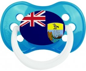 Drapeau Sainte-Hélène Sucette Anatomique Cyan classique