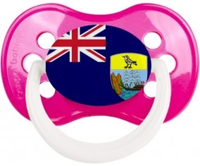 Drapeau Sainte-Hélène Sucette Anatomique Rose foncé classique