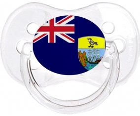 Drapeau Sainte-Hélène Tétine Cerise Transparent classique