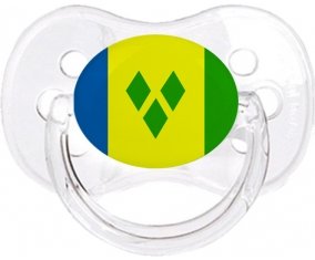 Drapeau Saint-Vincent-et-les-Grenadines Sucete Cerise Transparent classique