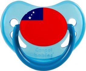 Drapeau Samoa Sucete Physiologique Bleue phosphorescente