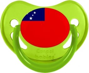 Drapeau Samoa Sucete Physiologique Vert phosphorescente