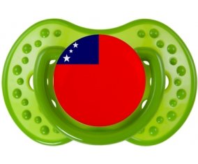 Drapeau Samoa Tétine LOVI Dynamic Vert classique