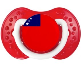 Drapeau Samoa Tétine LOVI Dynamic Blanc-rouge classique