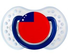 Drapeau Samoa Tétine LOVI Dynamic Marine-blanc-bleu classique