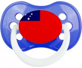 Drapeau Samoa : Sucette Anatomique personnalisée