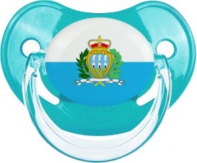 Drapeau Saint Marin : Sucette Physiologique personnalisée