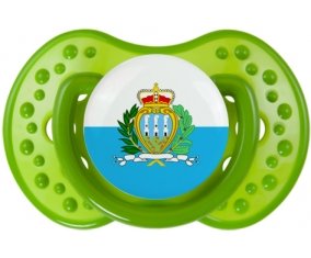 Drapeau Saint Marin : Sucette LOVI Dynamic personnalisée
