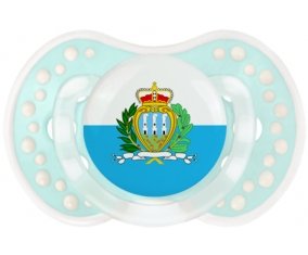 Drapeau Saint Marin Sucette LOVI Dynamic Retro-turquoise-lagon classique