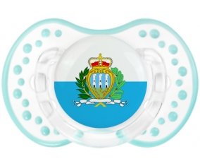 Drapeau Saint Marin Sucette LOVI Dynamic Retro-blanc-lagon classique
