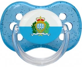 Drapeau Saint Marin : Sucette Cerise personnalisée