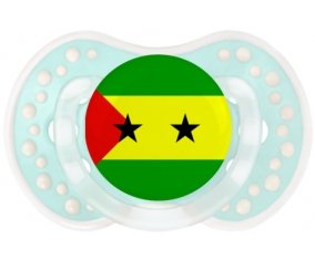 Drapeau Sao Tomé et Principe Sucette LOVI Dynamic Retro-turquoise-lagon classique