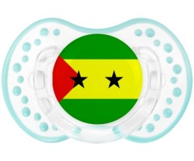 Drapeau Sao Tomé et Principe Sucette LOVI Dynamic Retro-blanc-lagon classique