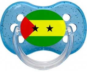 Drapeau Sao Tomé et Principe : Tétine Cerise personnalisée
