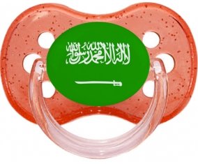 Drapeau Arabie Saoudite Sucete Cerise Rouge à paillette