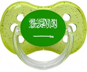 Drapeau Arabie Saoudite Sucete Cerise Vert à paillette