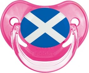 Drapeau Écosse Sucete Physiologique Rose classique