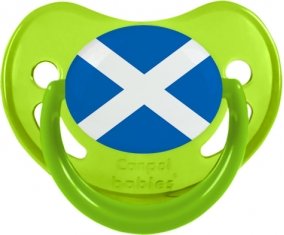 Drapeau Écosse Sucete Physiologique Vert phosphorescente