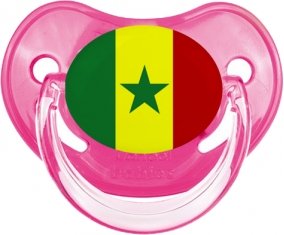Drapeau Sénégal Sucette Physiologique Rose classique