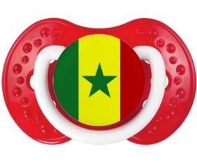 Drapeau Sénégal Sucette LOVI Dynamic Blanc-rouge classique