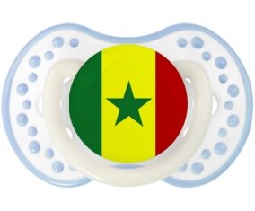 Drapeau Sénégal Sucette LOVI Dynamic Blanc-cyan classique