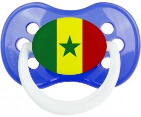 Drapeau Sénégal Tétine Anatomique Bleu classique