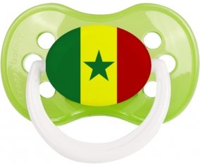 Drapeau Sénégal Tétine Anatomique Vert classique