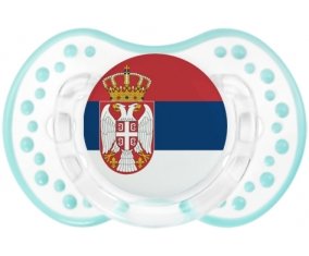 Drapeau Serbie Sucette LOVI Dynamic Retro-blanc-lagon classique