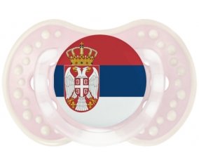 Drapeau Serbie Sucette LOVI Dynamic Retro-rose-tendre classique