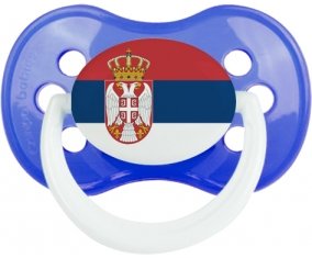 Drapeau Serbie : Sucette Anatomique personnalisée