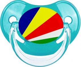 Drapeau les Seychelles : Tétine Physiologique personnalisée