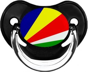 Drapeau les Seychelles Tétine Physiologique Noir classique