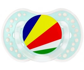 Drapeau les Seychelles Sucete LOVI Dynamic Retro-turquoise-lagon classique