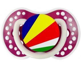 Drapeau les Seychelles Sucete LOVI Dynamic Fuchsia phosphorescente